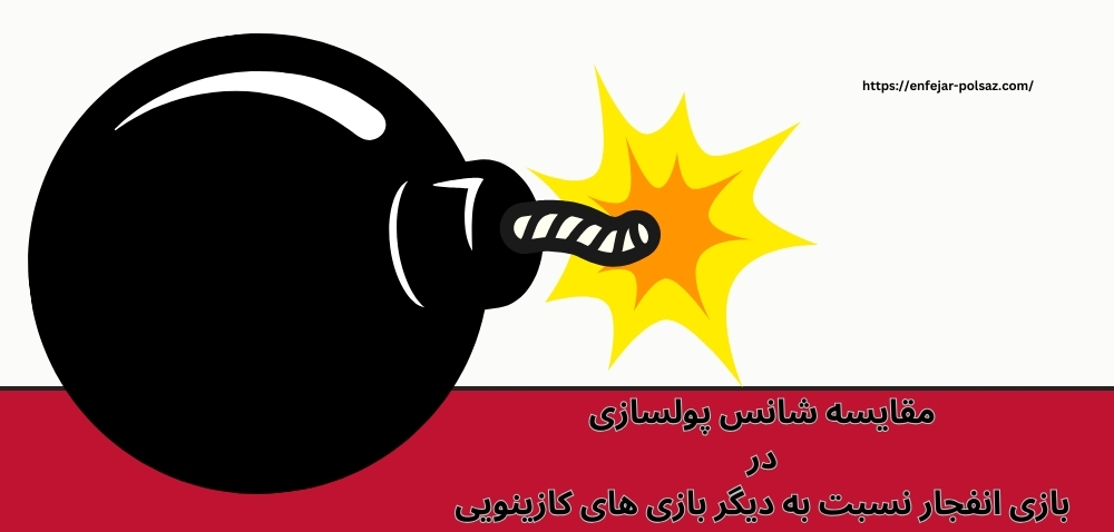 مقایسه شانس پولسازی در بازی انفجار نسبت به دیگر بازی های کازینویی
